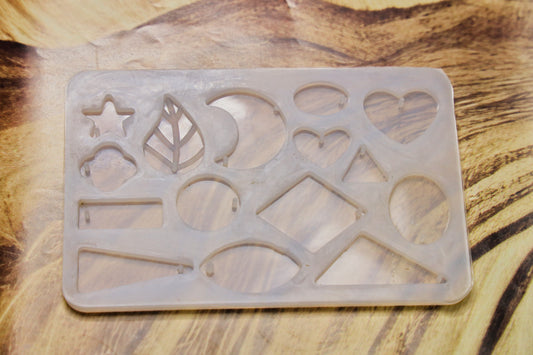 15 IN 1 ROUND KEYCHAIN MOULD