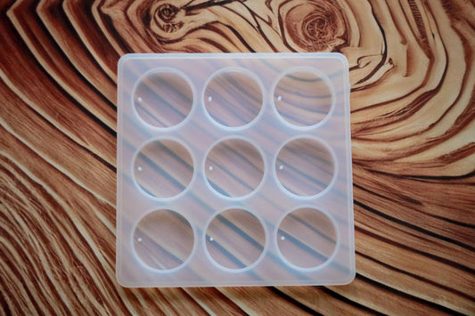 9 IN 1 ROUND KEYCHAIN MOULD